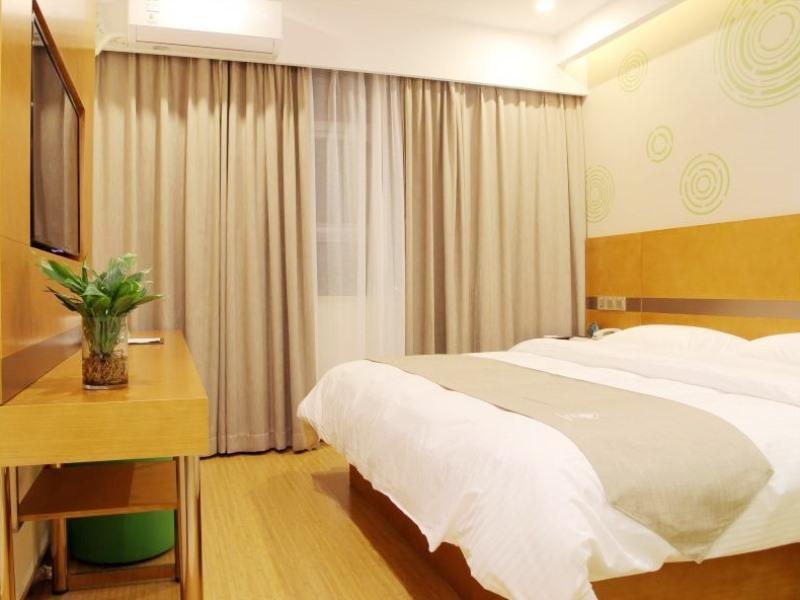 Greentree Inn Shanghai Minhang District Beiqiao Subway Station Express Hotel Exterior foto