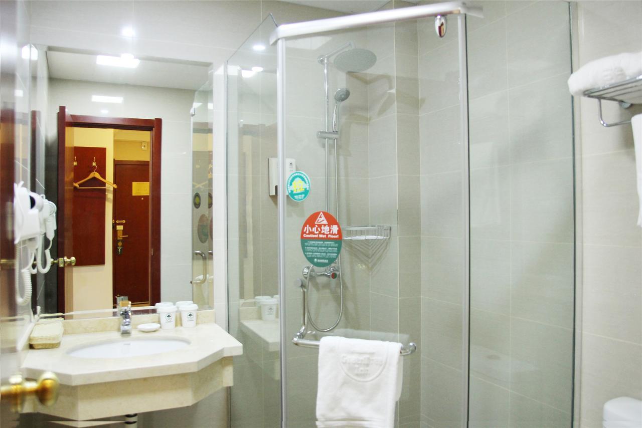Greentree Inn Shanghai Minhang District Beiqiao Subway Station Express Hotel Exterior foto