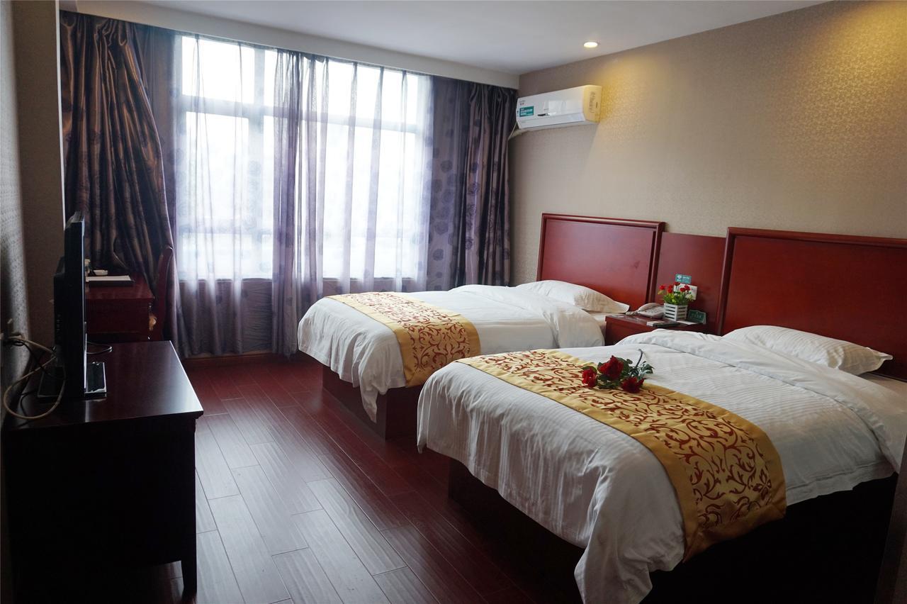 Greentree Inn Shanghai Minhang District Beiqiao Subway Station Express Hotel Exterior foto