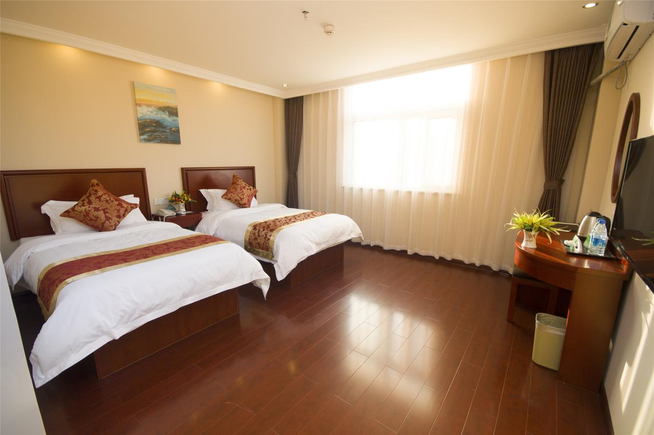 Greentree Inn Shanghai Minhang District Beiqiao Subway Station Express Hotel Exterior foto