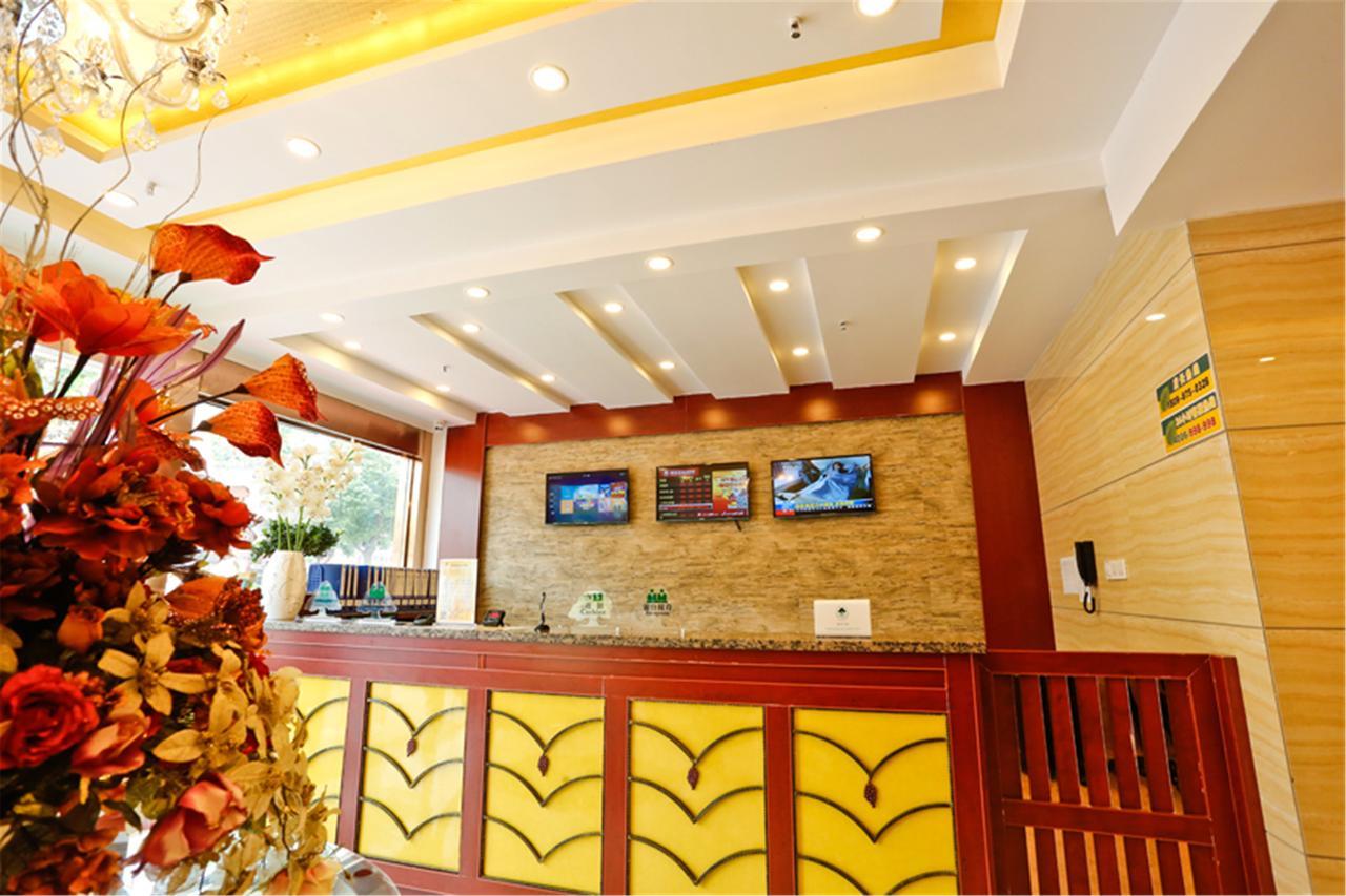 Greentree Inn Shanghai Minhang District Beiqiao Subway Station Express Hotel Exterior foto