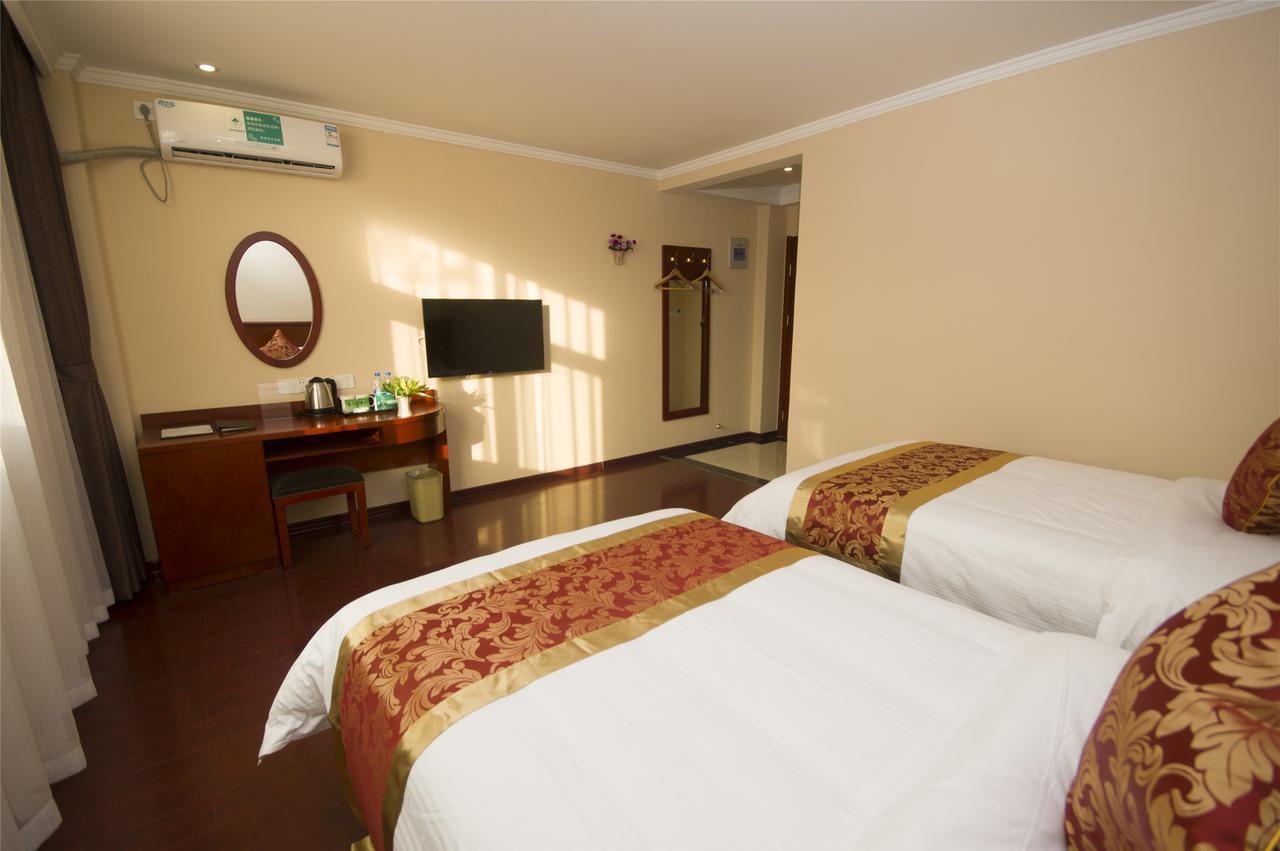 Greentree Inn Shanghai Minhang District Beiqiao Subway Station Express Hotel Exterior foto