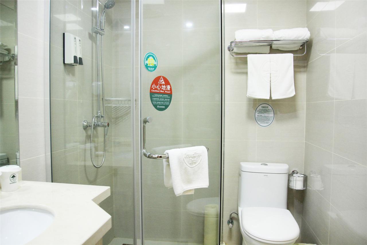 Greentree Inn Shanghai Minhang District Beiqiao Subway Station Express Hotel Exterior foto