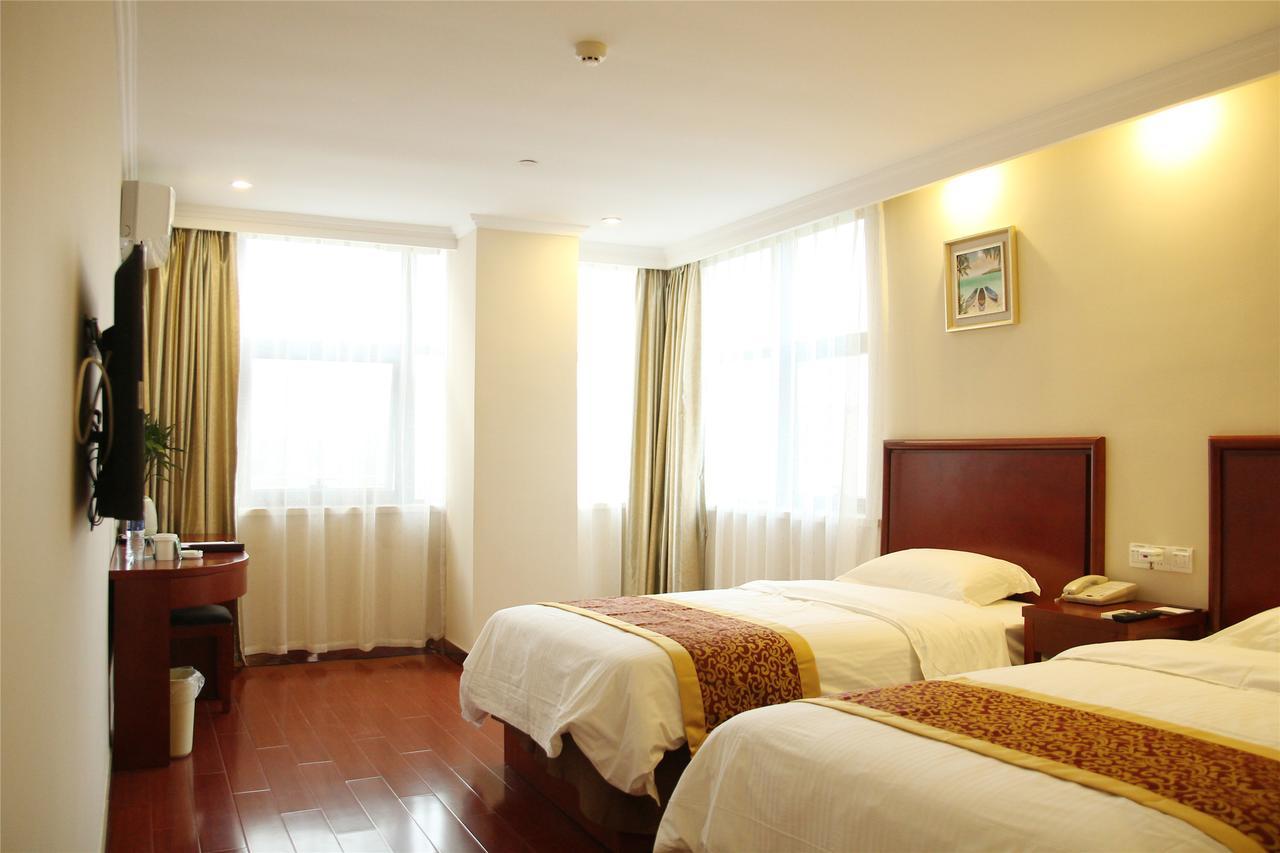 Greentree Inn Shanghai Minhang District Beiqiao Subway Station Express Hotel Exterior foto